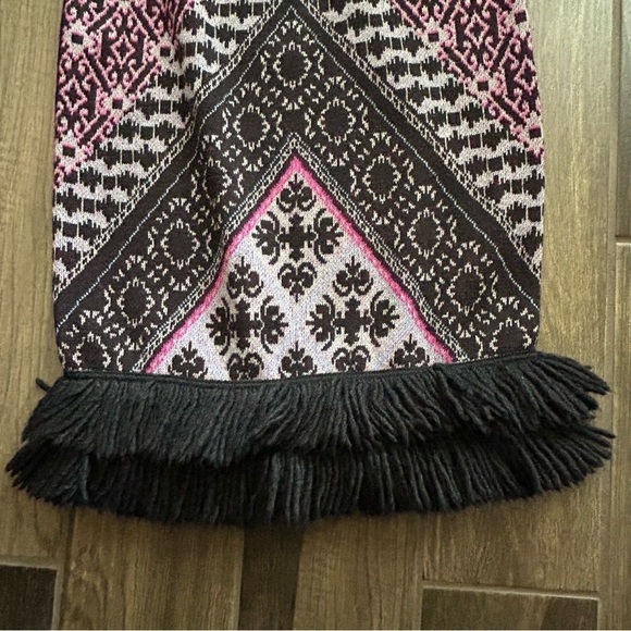 Anthropologie Sleeping On Snow Sweater Fringe Pencil Skirt Sz M - Picture 4 of 9